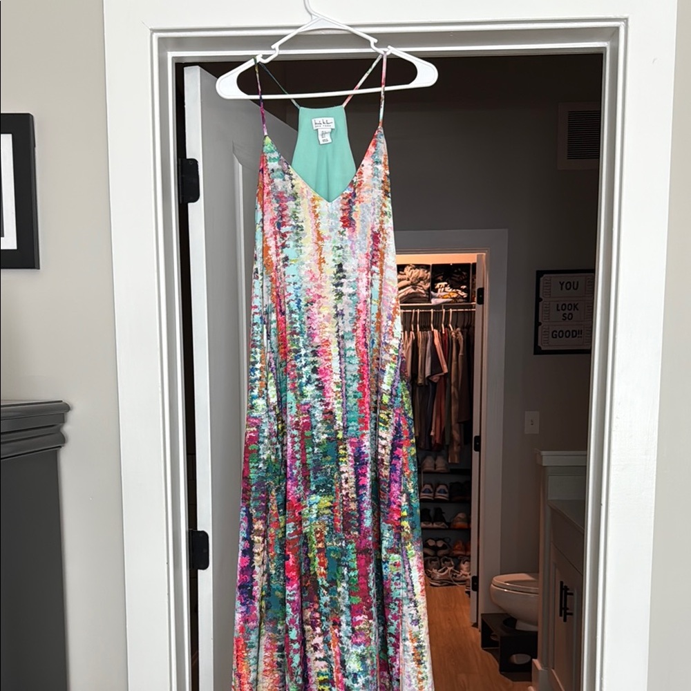 Nicole Miller Multicolor Maxi Dress